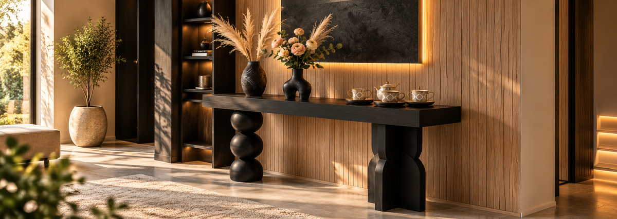 CONSOLE TABLES - NOIR