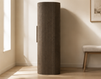 Fluted Tall Shoe Storage Cabinet