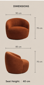 Elara Bouclé Accent Chair