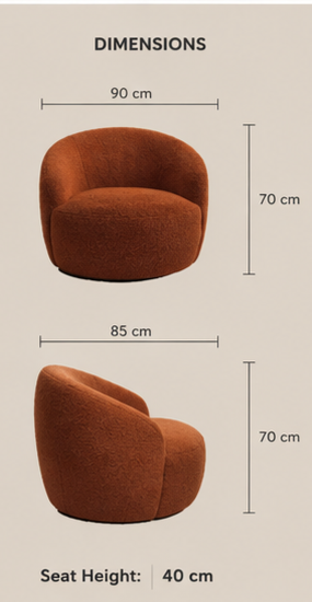Elara Bouclé Accent Chair