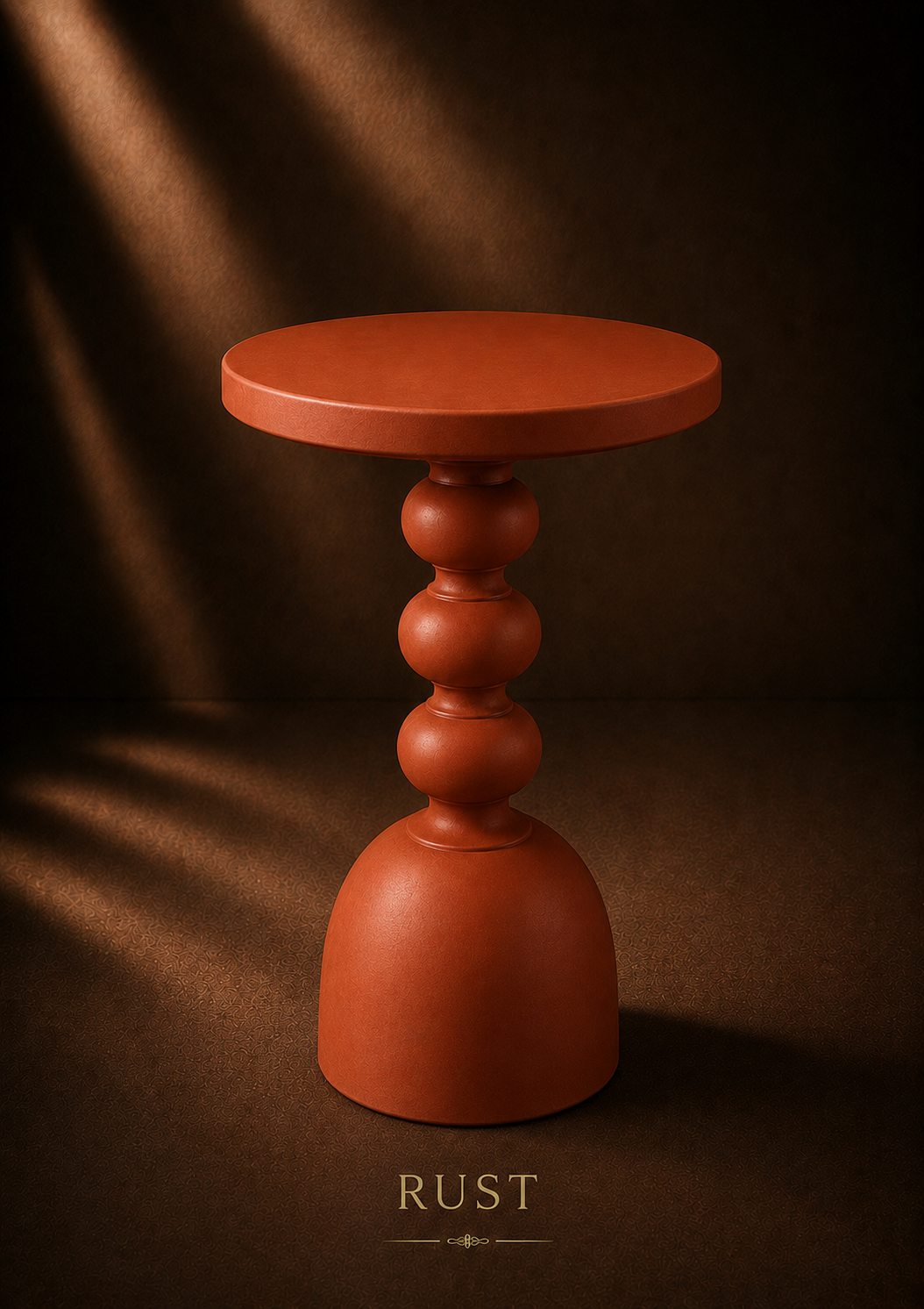 MORA SCULPTURAL ACCENT TABLE MATT FINISH