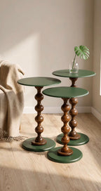 MORA Accent Table – Olive Green