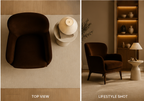Elara Leather Accent Chair