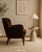 Elara Leather Accent Chair