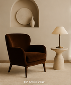 Elara Leather Accent Chair