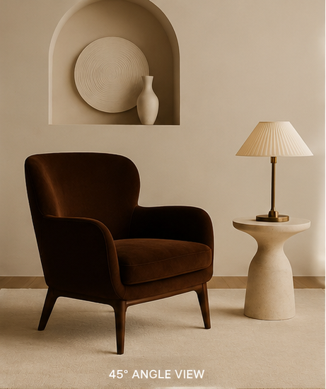 Elara Leather Accent Chair