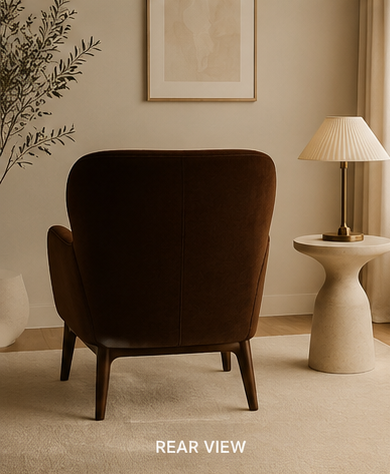 Elara Leather Accent Chair