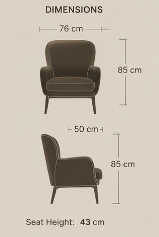 Elara Leather Accent Chair