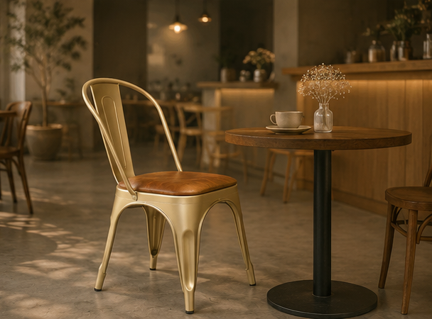 CHICA Vintage Metal Dining Chair