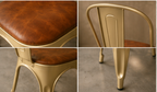CHICA Vintage Metal Dining Chair