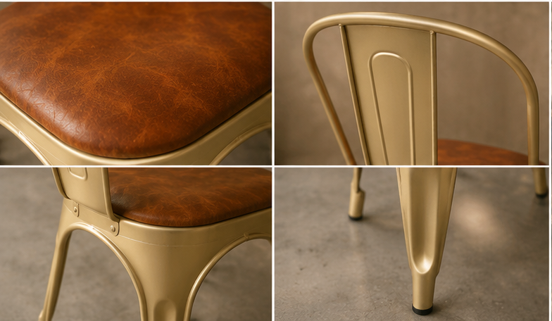 CHICA Vintage Metal Dining Chair