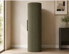 Fluted Tall Shoe Storage Cabinet