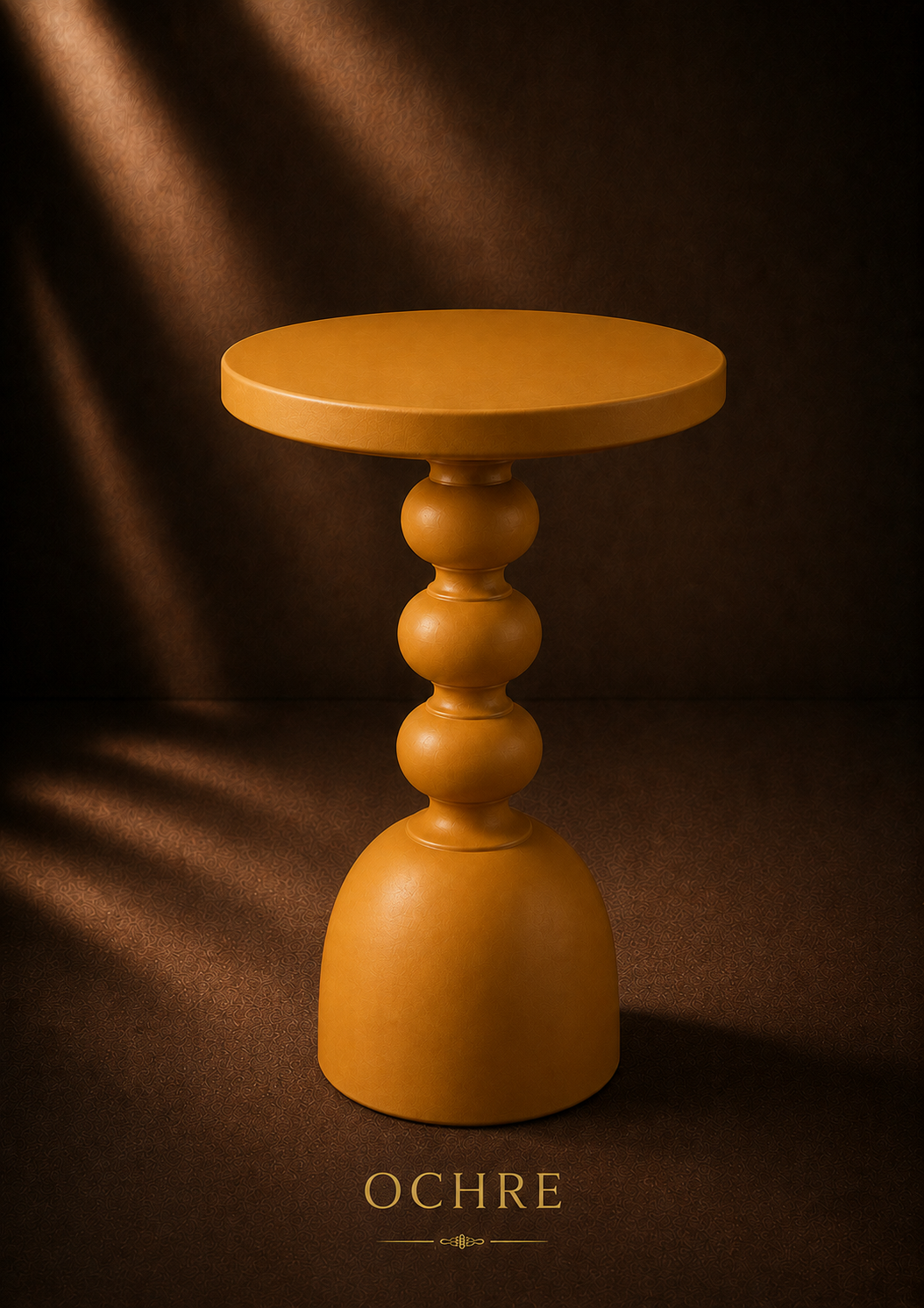 MORA SCULPTURAL ACCENT TABLE MATT FINISH