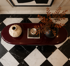 NOIR Sculptural Lacquer Console Table