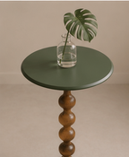 MORA Accent Table – Olive Green