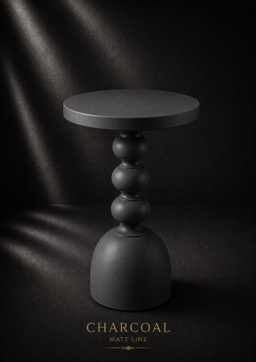 MORA SCULPTURAL ACCENT TABLE MATT FINISH