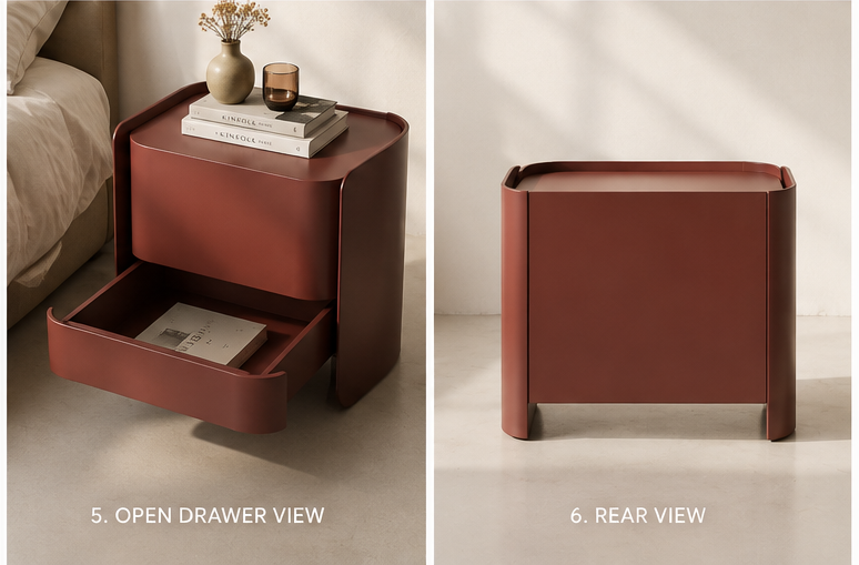 NOLA SCULPTURAL NIGHTSTAND