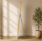 Arched Gold Full-Length Floor Mirror